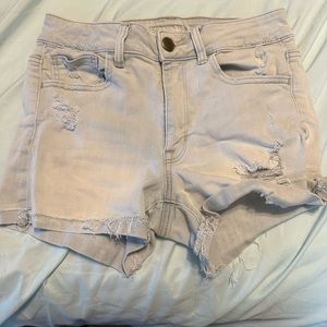 American Eagle Women Shorts Size 6 Stretch Blue Denim